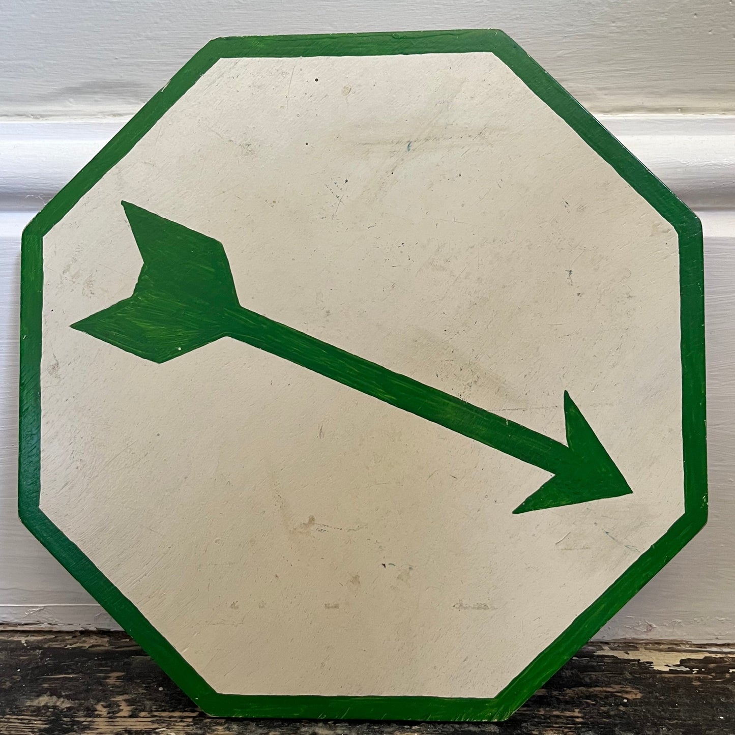 Octagonal Arrow Sign